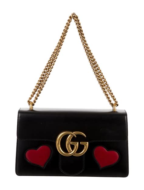 gucci nude bags with love heart|Gucci marmont matelassé shoulder bag.